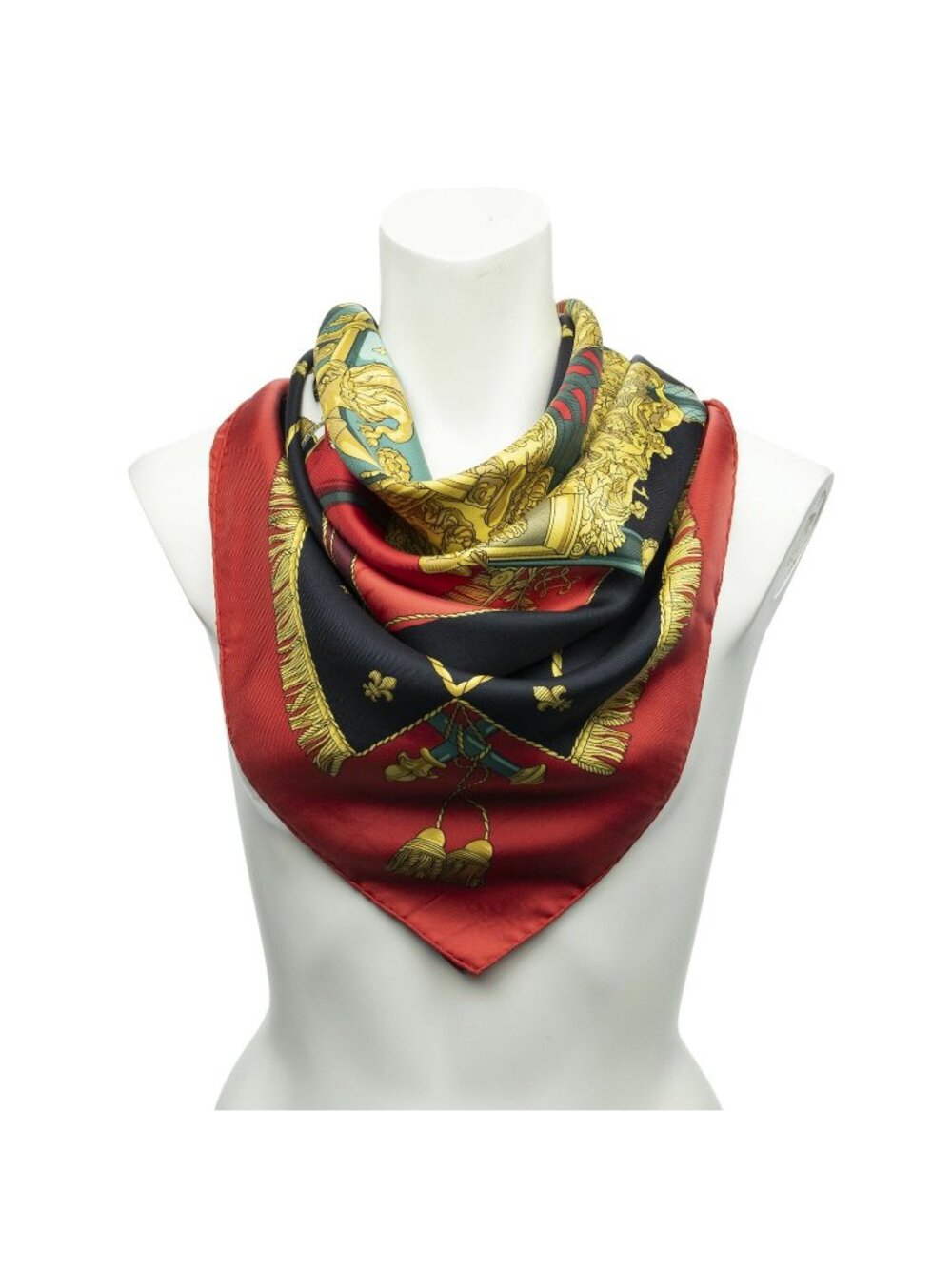 Hermes Scarf Red